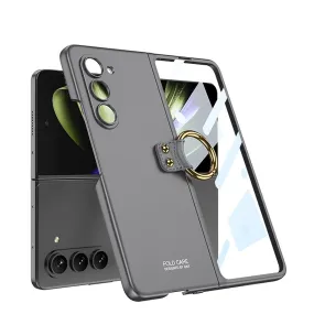 Rei Anti-Scratch Case for Galaxy Z Fold 5 With Ring Stand