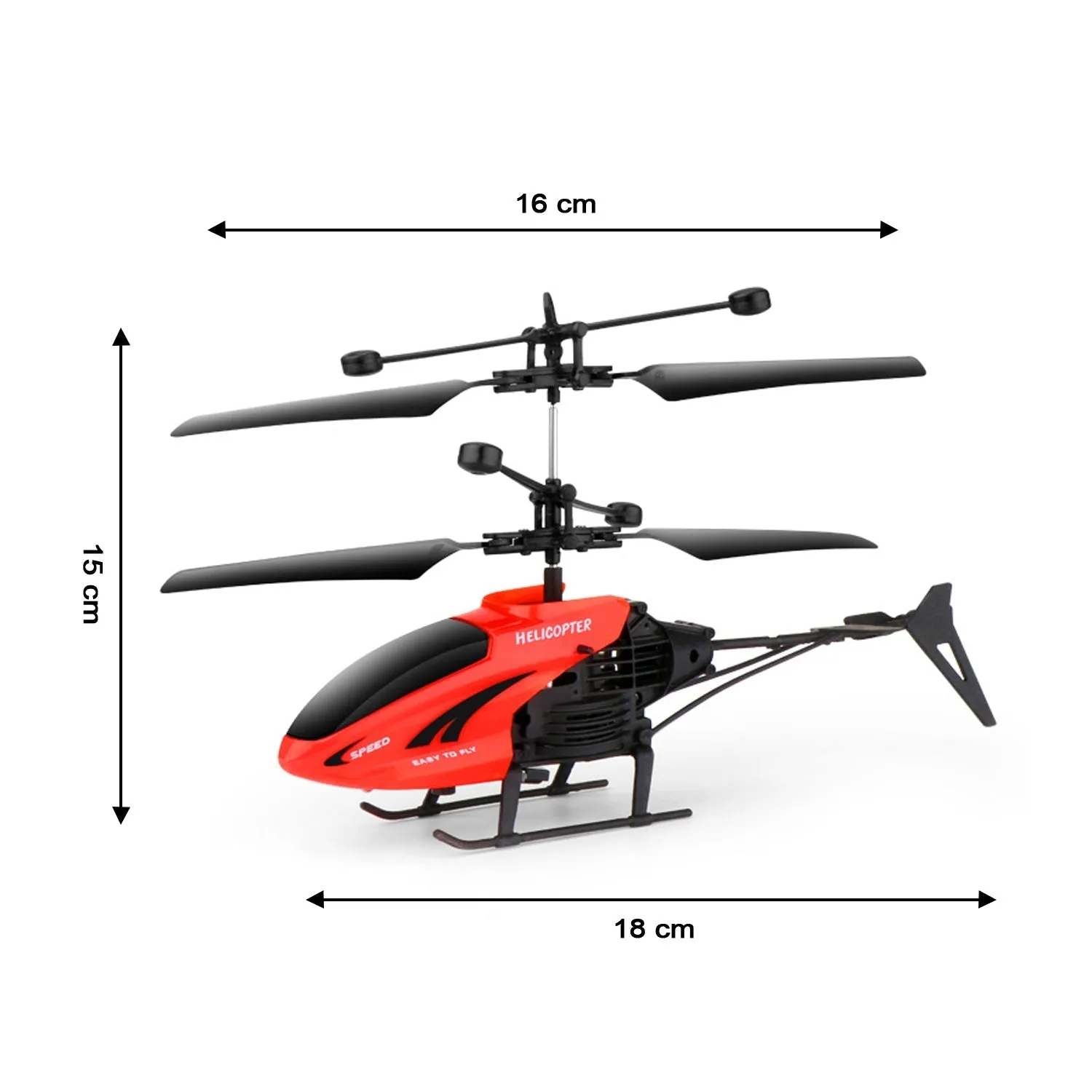 Remote Control Helicopter with USB Chargeable Cable for Boy and Girl Children (Pack of 1)