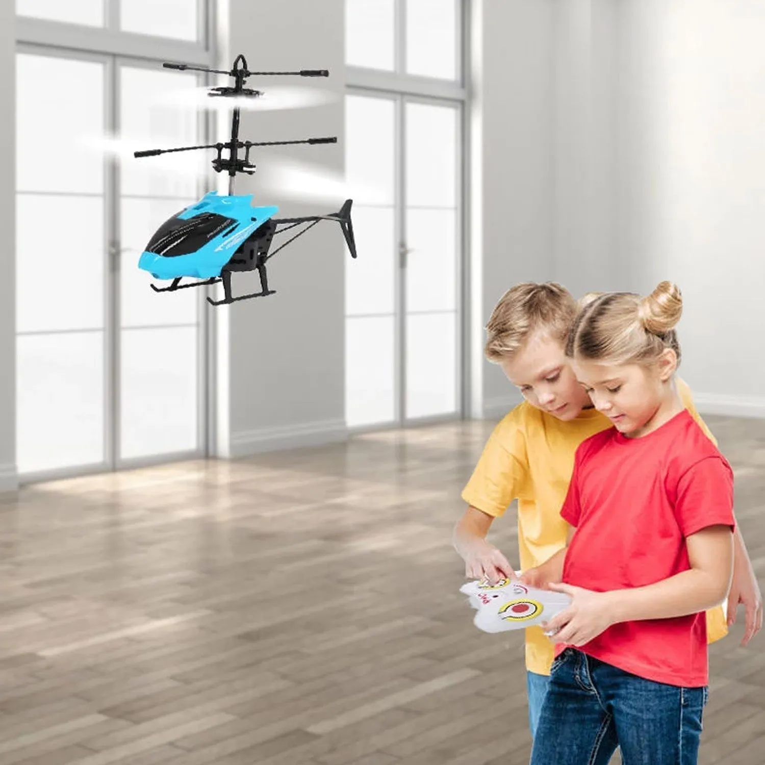 Remote Control Helicopter with USB Chargeable Cable for Boy and Girl Children (Pack of 1)