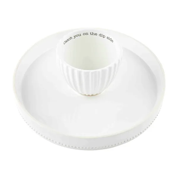 Reversible Pedestal Cake/Chip & Dip Set