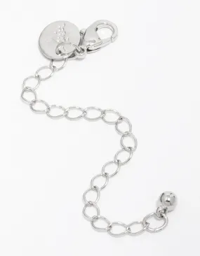 Rhodium Necklace Chain Extender