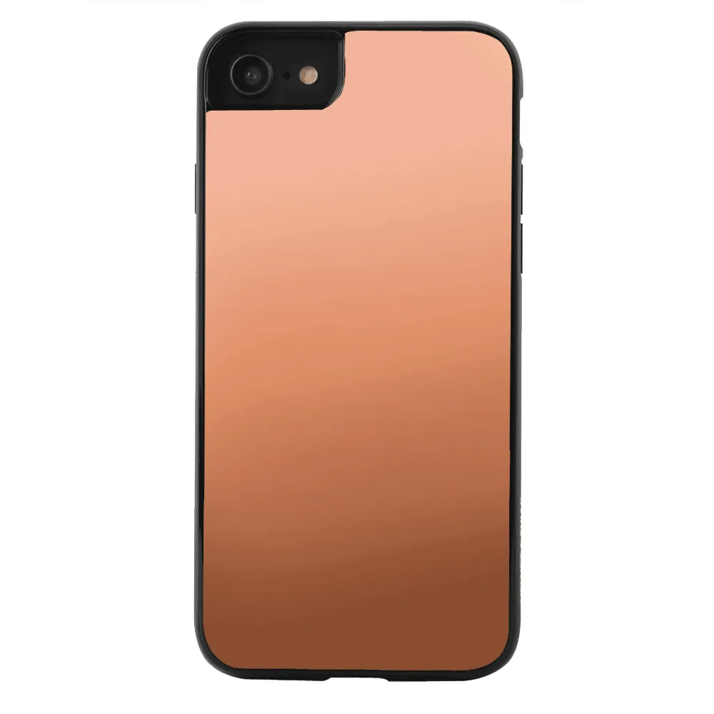 Rose Gold Reflective Mirror iPhone Case