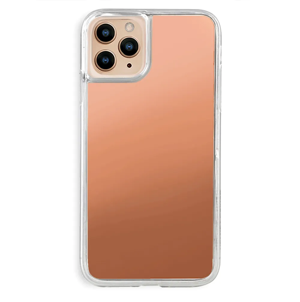 Rose Gold Reflective Mirror iPhone Case