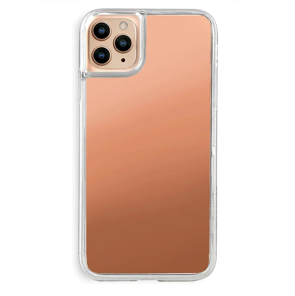 Rose Gold Reflective Mirror iPhone Case