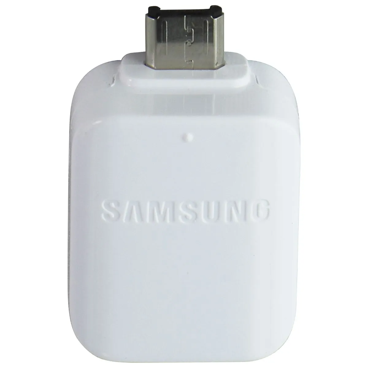 Samsung OEM USB-A Female to Male Micro-USB OTG Adapter - White (GH96-09728A)