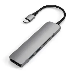 Satechi Slim USB-C MultiPort Adapter V2 - Space Grey