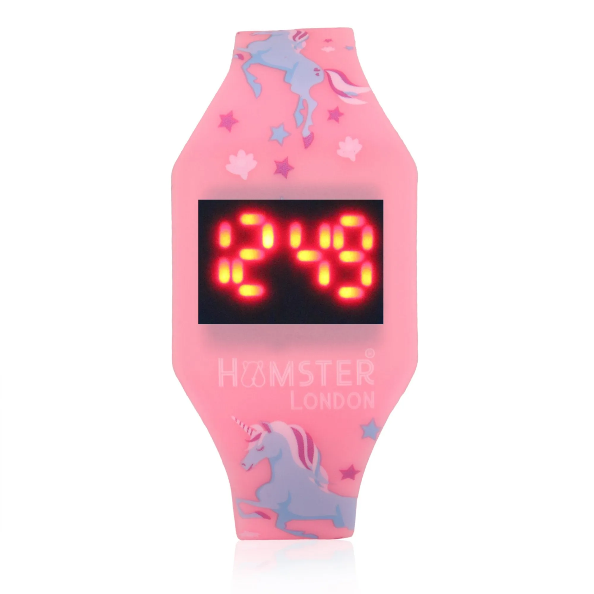 Silicon Digital LED Band Unicorn Watch