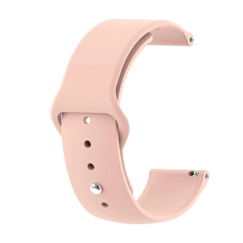 Silicone Button Style Watch Straps Compatible with Samsung Galaxy Watch Ultra