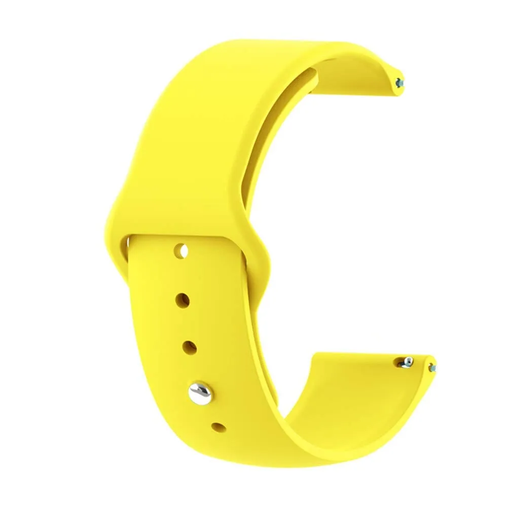 Silicone Button Style Watch Straps Compatible with Xiaomi Redmi Watch 3