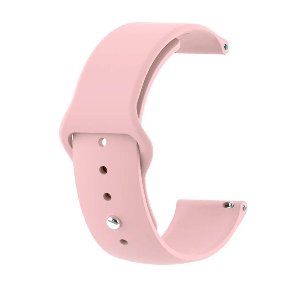 Silicone Button Style Watch Straps Compatible with Xiaomi Redmi Watch 3