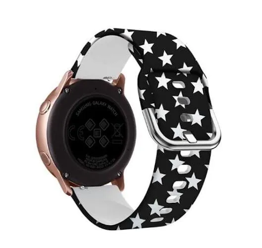 Silicone Pattern Watch Straps compatible with the Garmin Approach S42