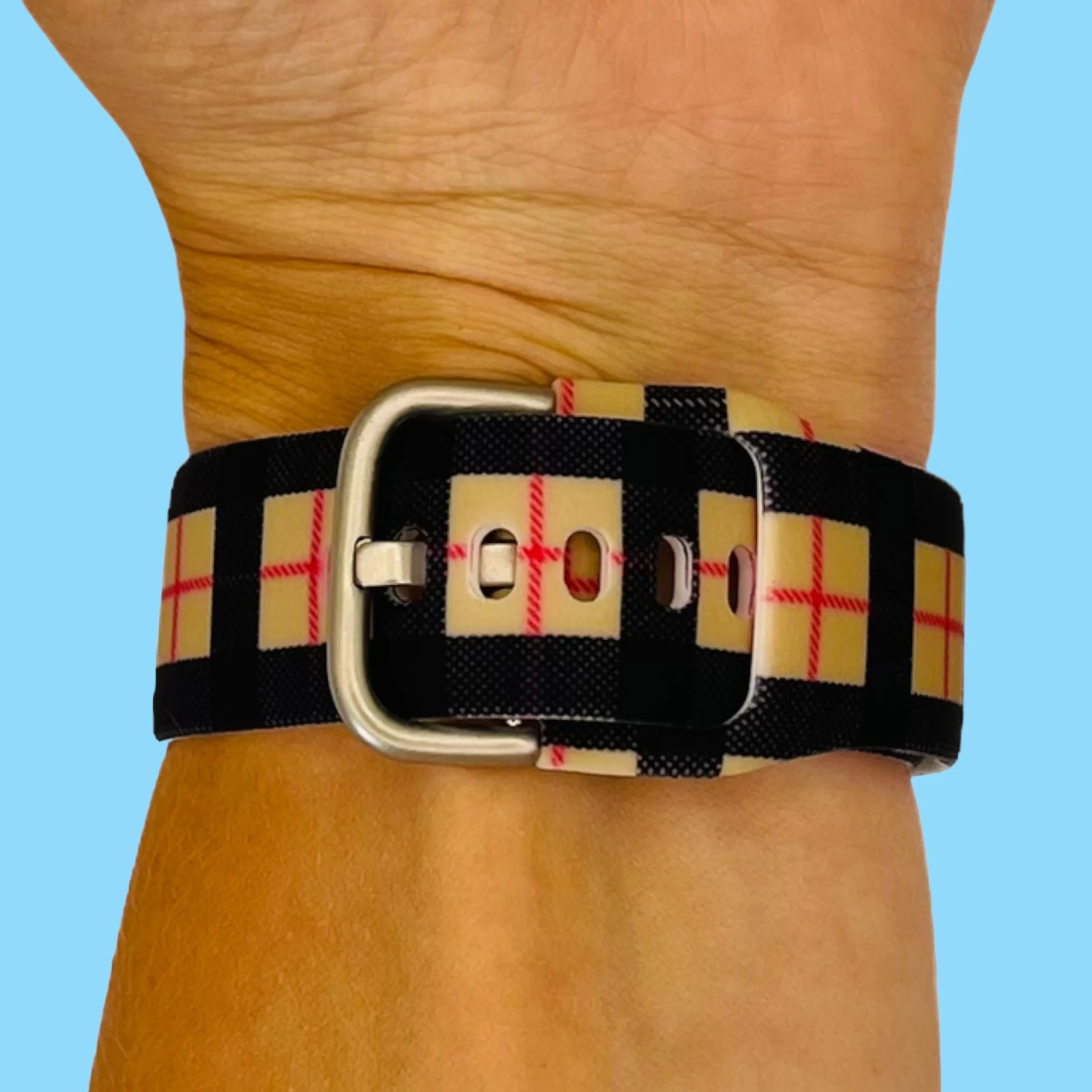 Silicone Pattern Watch Straps compatible with the Garmin Approach S42