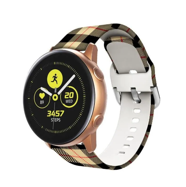 Silicone Pattern Watch Straps compatible with the Garmin Venu 2