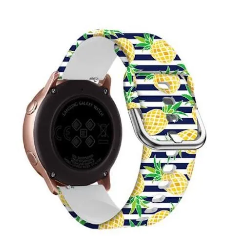 Silicone Pattern Watch Straps compatible with the Nixon 22mm Range