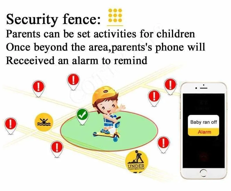 Smart GPS WIFI Tracker Watch for Kids