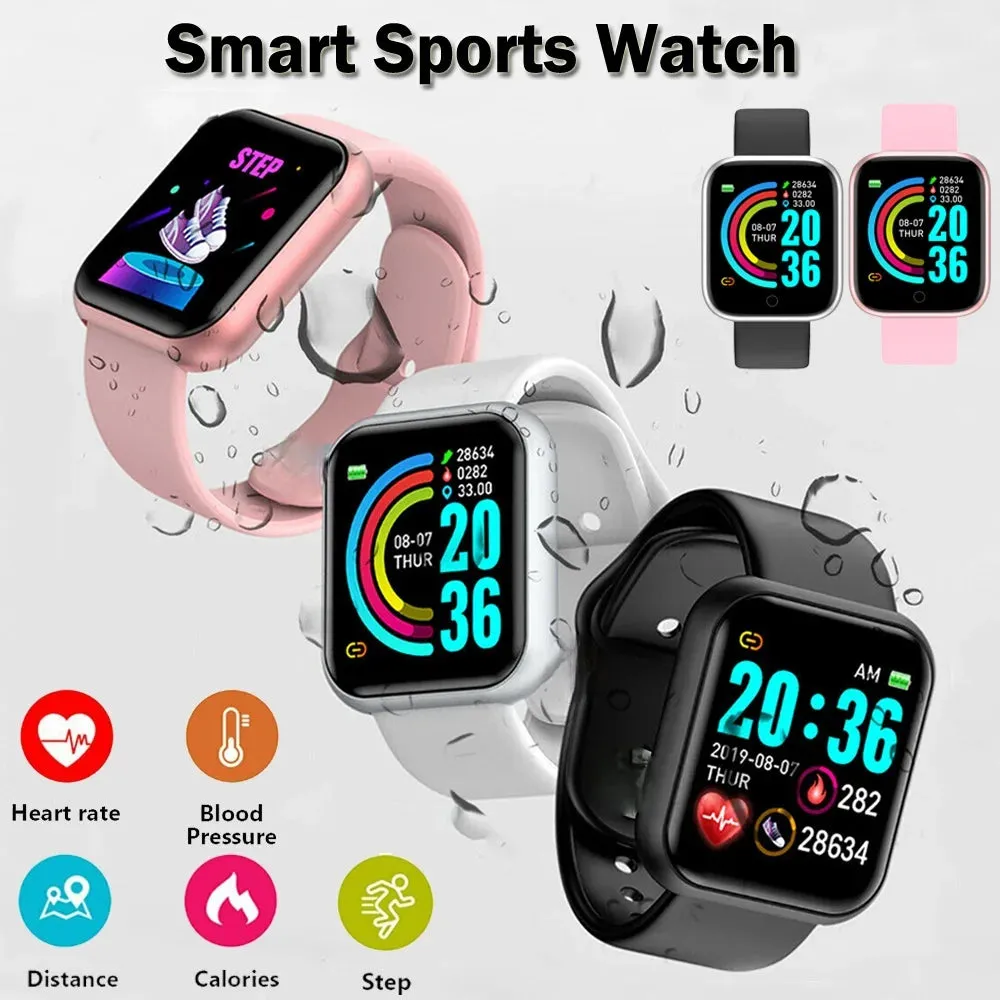 Smart Watch Kids Waterproof Fitness Sport LED Digital Electronics Watch for Children Boys Girls Students 8-15 years old Watches