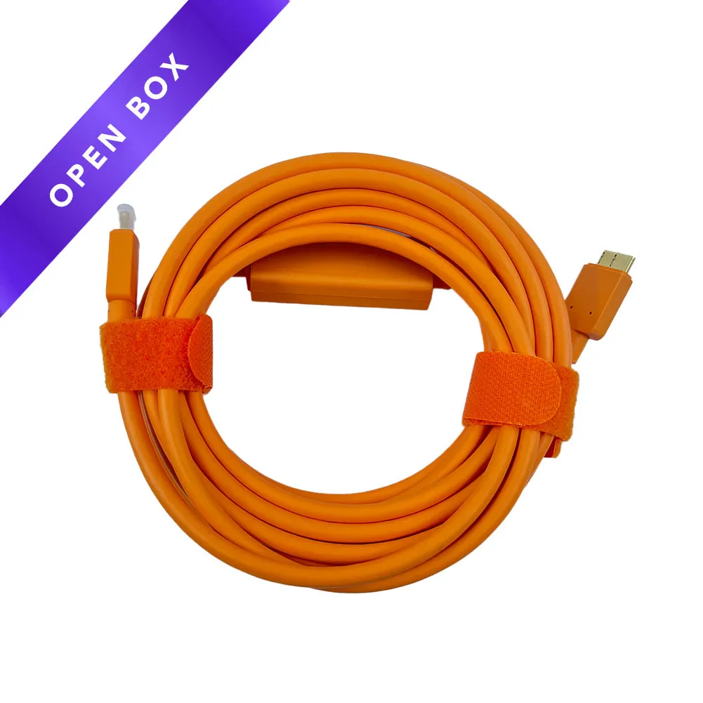 Spectrum USB-C Male to Micro USB 3.0 5m Hi-Vis Orange (OPEN BOX)