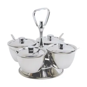 Stainless Steel Revolving Relish Server 3-Way (62399) **