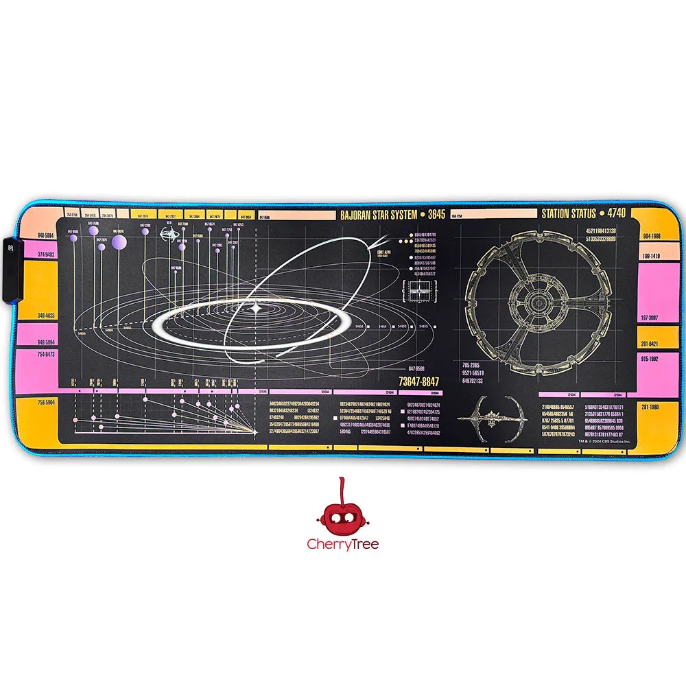 Star Trek DS9 LCARS Large LED Gaming Mouse Pad