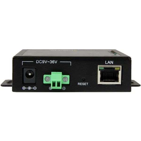 Startech.Com 2 Port Serial-To-Ip Ethernet Device Server - Rs232 - Metal And Mountable - Serial Device Server - Rs232 Ser