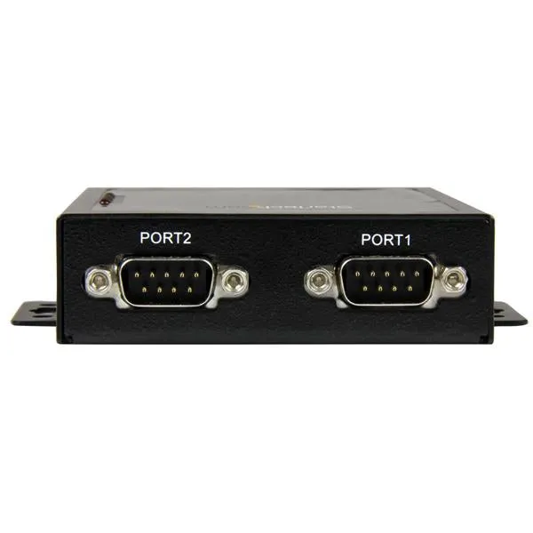 Startech.Com 2 Port Serial-To-Ip Ethernet Device Server - Rs232 - Metal And Mountable - Serial Device Server - Rs232 Ser