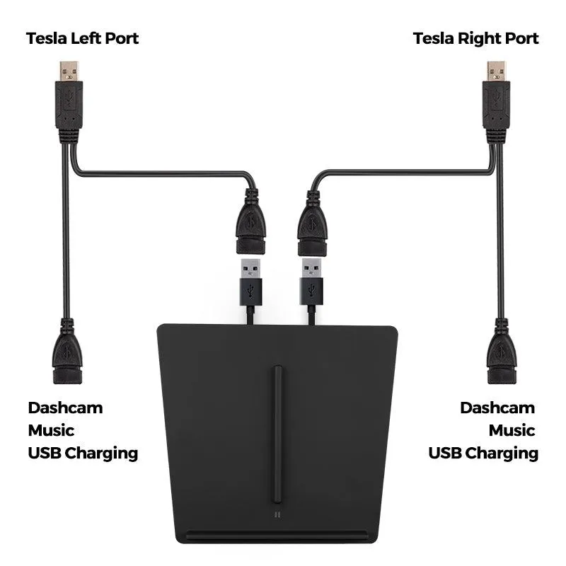 TAPTES Wireless Phone Charger Tray for Tesla Model 3 Built before June 2020