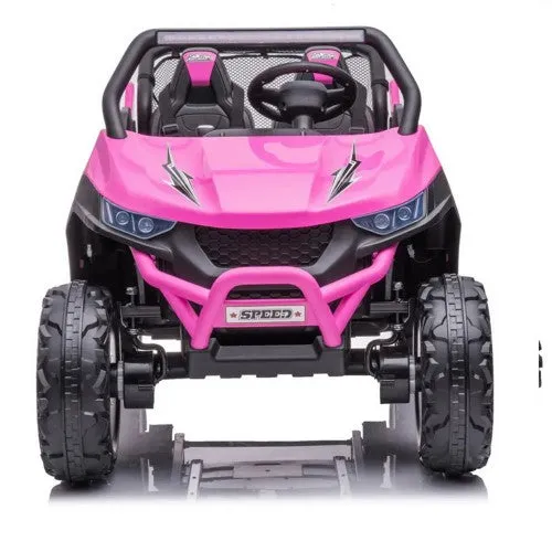 The New 2025 Ride On Car 24V UTV Buggy | Ages 3-8 | Upgraded | 2 Big Motors | Small 2 Seater | Bluetooth | Remote