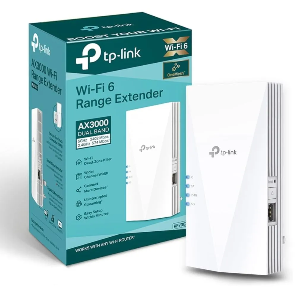 Tp-Link WiFi Extender RE700X AX3000