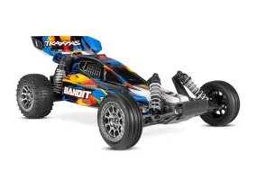 Traxxas Bandit 1/10 Scale Off Road Buggy 2WD With VXL 3S ESC Pro Series Magnum 272R Transmission 24076-74