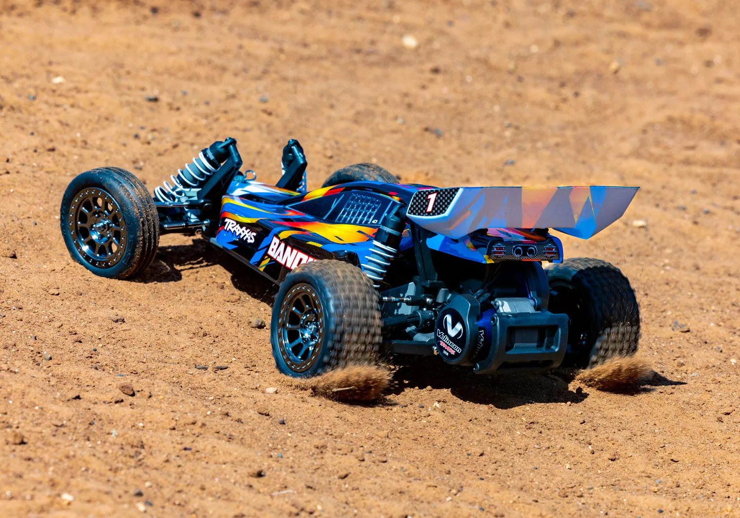 Traxxas Bandit 1/10 Scale Off Road Buggy 2WD With VXL 3S ESC Pro Series Magnum 272R Transmission 24076-74