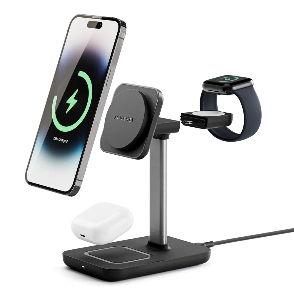 TRIO 3-in-1 Wireless Charging Station - Dual Pack