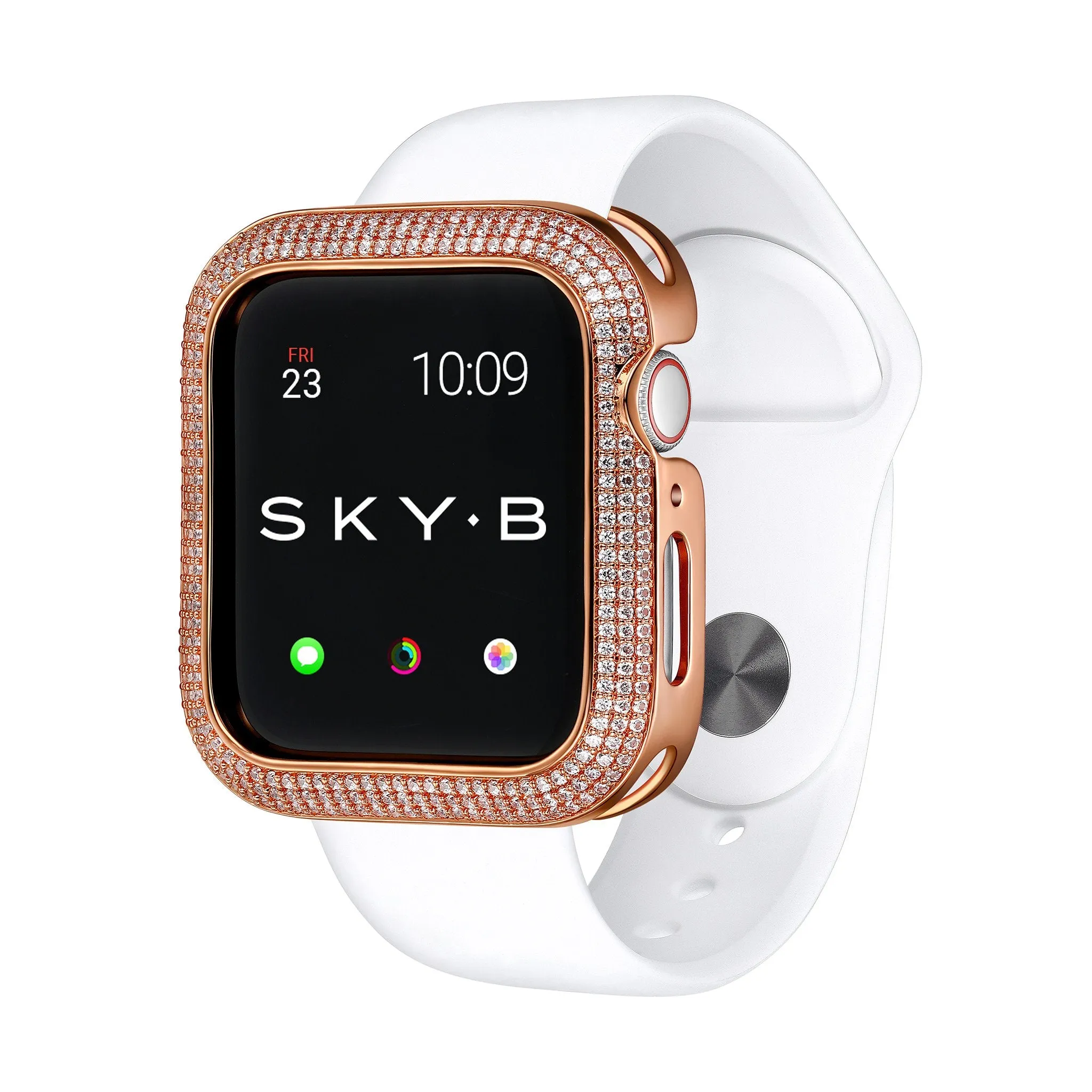 Triple Halo Apple Watch Case - Rose Gold