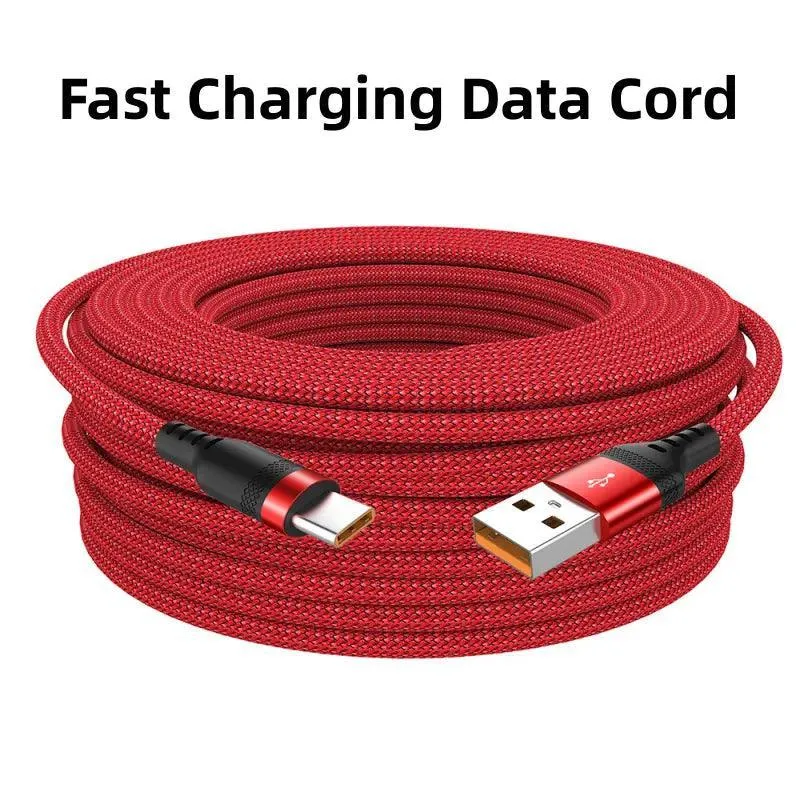 Ultimate Braided USB Type-C Fast Charging Cable: High-Speed Charger for Samsung, Huawei, Xiaomi - Lengths 1m to 8m