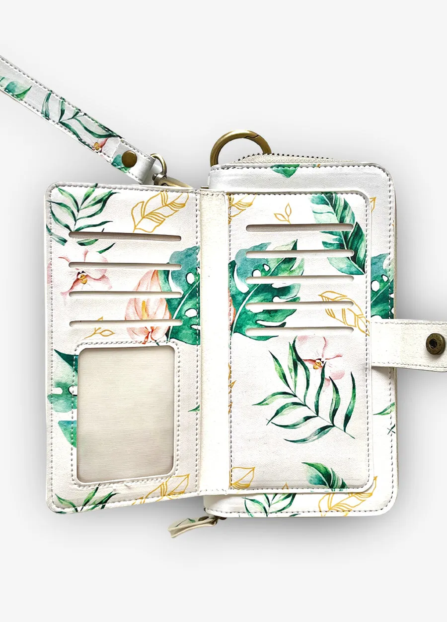 Ultimate Wristlet Phone Case in Paradise Palm