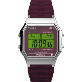 Unisex Timex Lab 80 Silver-Tone Watch TW2V41300