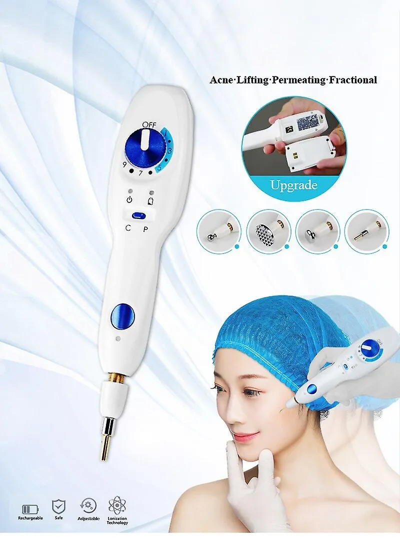 US Plug 2020 New 2Th High-Pressure Plasma Pen From Korea With Wrinkle Eyelid Lift Skin Anti-Wrinkle Mole Remover Device Galvanic Machine Fa0906