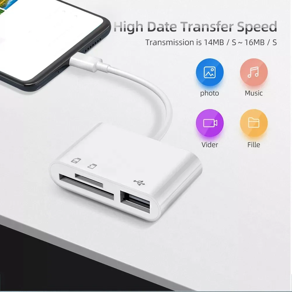 USB TF SD Card Reader Type C Adapter USB-C Memory Card Adapter For Macbook Samsung Huawei XiaoMi Phone Laptop