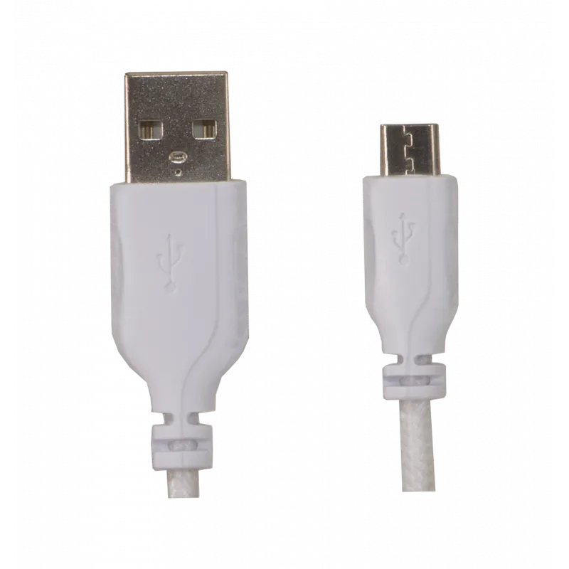 USB TO MICRO USB CABLE - WHITE