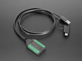 USB to Multi-Protocol Serial Cable - RS-232 / TTL UART / RS-485