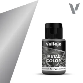 Vallejo 77703 Metal Color Dark Aluminum Acrylic Paint 35ml