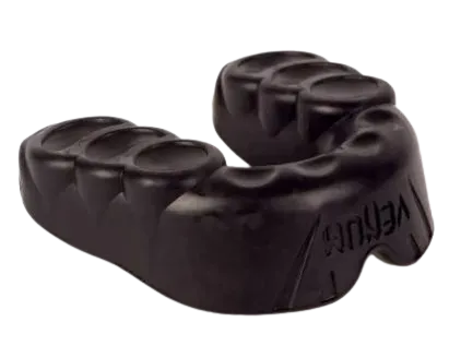 VENUM-0616 CHALLENGER SPORTS MUAY THAI BOXING MMA MOUTHGUARD Senior Age 11  Black Khaki