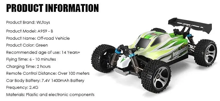 VERY FAST 40 MPH 1:18 SCALE RTR 4WD RC CAR