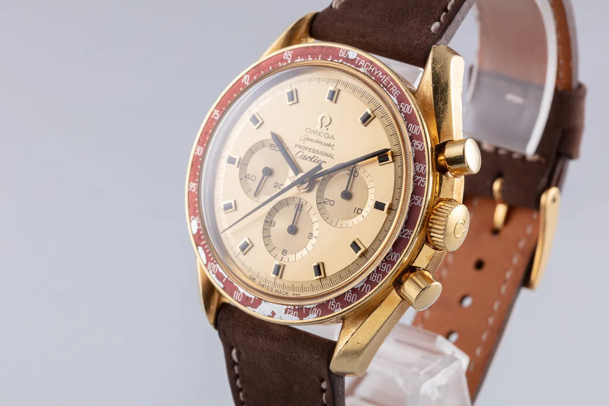 Vintage 1969 Omega Speedmaster Professional Cartier Dial limited Edition ST 145.0022