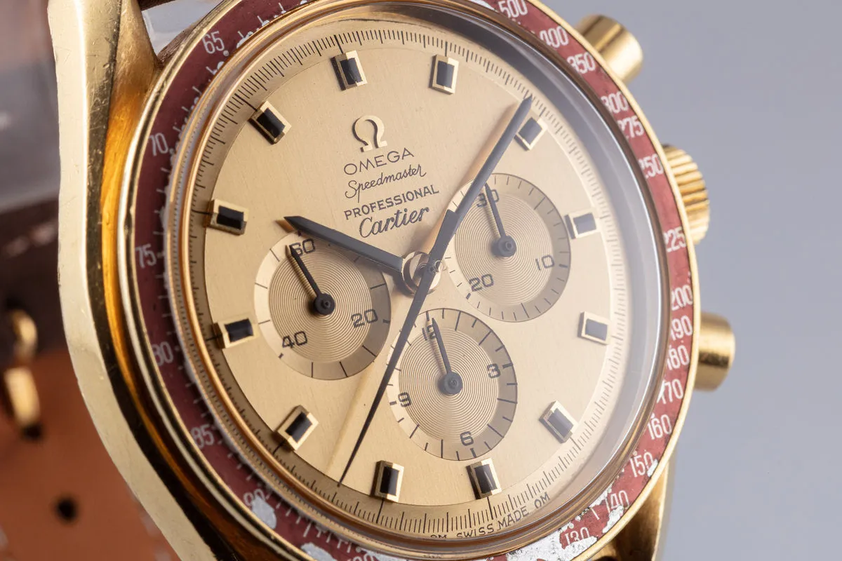 Vintage 1969 Omega Speedmaster Professional Cartier Dial limited Edition ST 145.0022