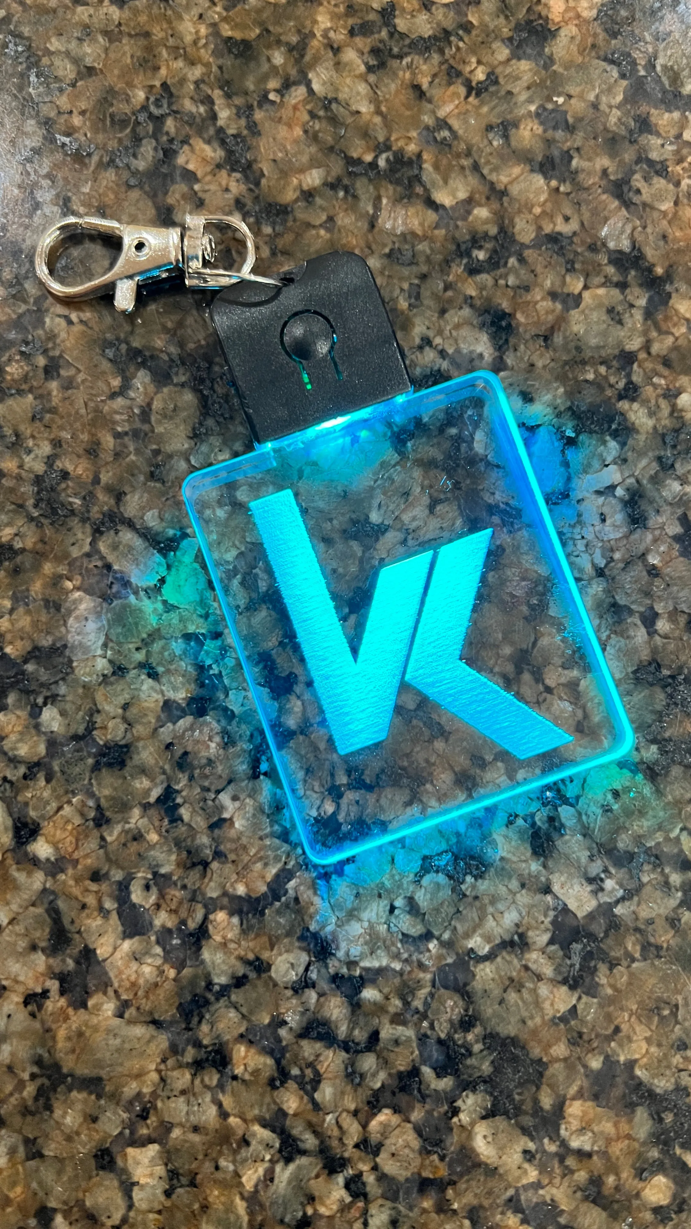 VK LED Square Keychain