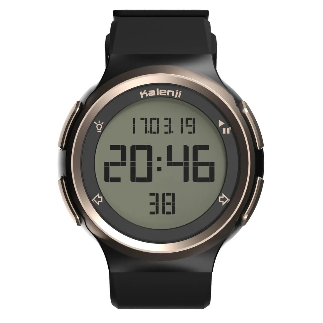 W900 men's running stopwatch reverse screen