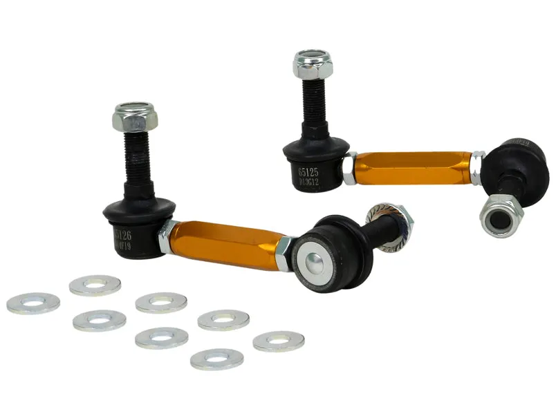 Whiteline Sway Bar End Link Kit Land Rover Range Rover Sport L320 (2005-2013) [110-135mm/ 12mm Ball Stud] Rear - KLC180-115