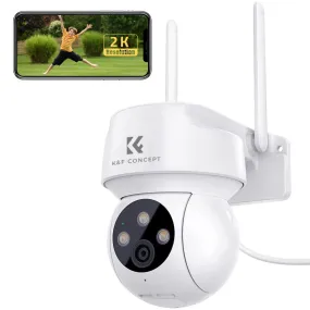 WIFI outdoor security camera outdoor camera 2K Ultra HD picture Audible alarm IP66 waterproof two-way voice Night Vision Range 8m/26ft