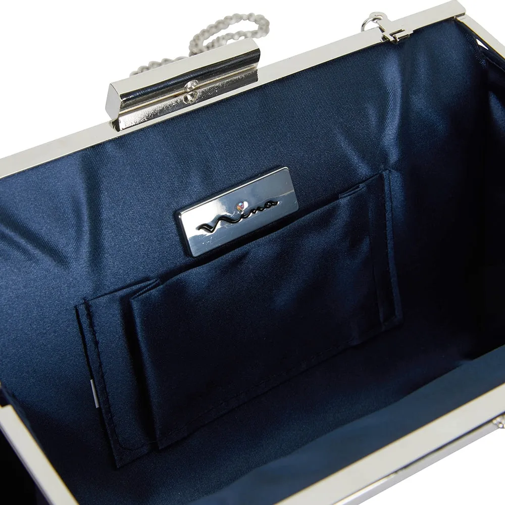 Winslet Handbag in Navy Hard Case