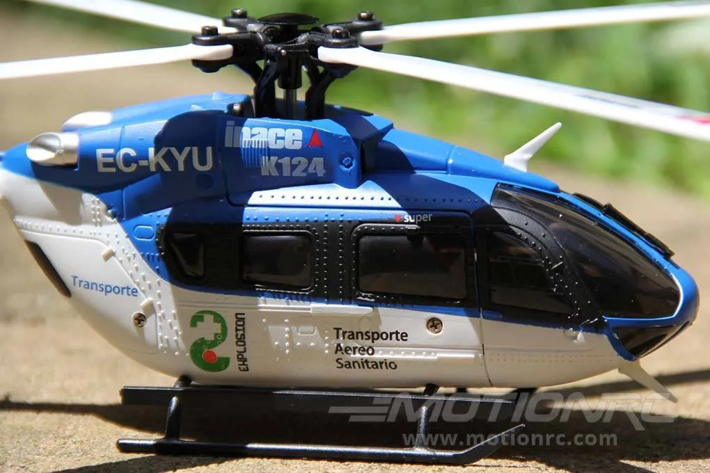 XK K124 Blue 120 Size Gyro Stabilized Helicopter - FTR